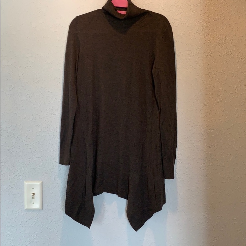 Brown turtleneck